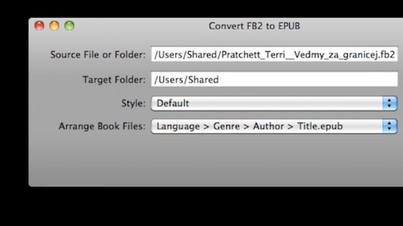 Как сконвертировать книги из fb2 в ePub на Mac